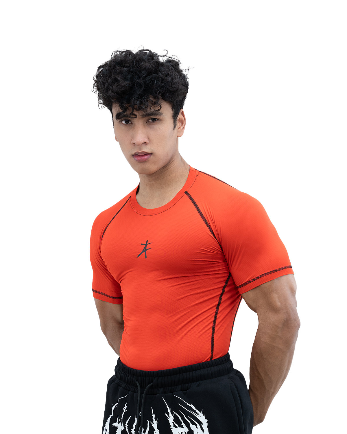 Sophisticated Men Athflex Men’s Muscle Fit Half Sleeve Textured Compression T-Shirt – Quick Dry,