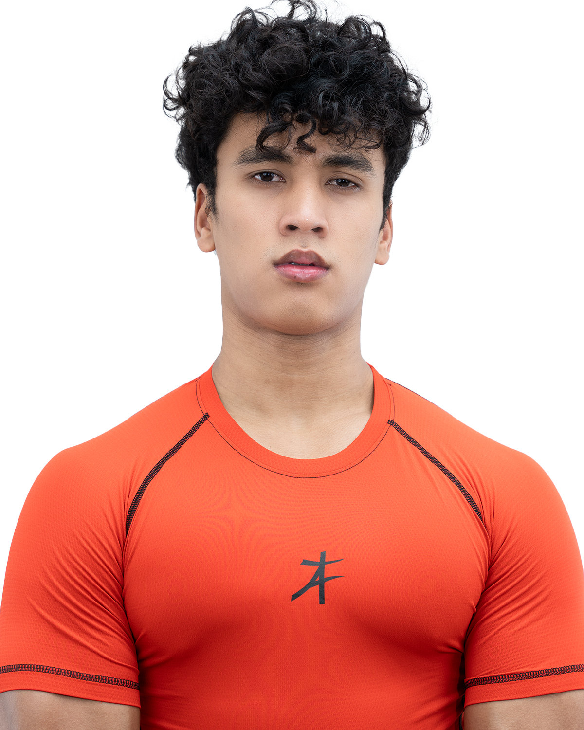 Sophisticated Men Athflex Men’s Muscle Fit Half Sleeve Textured Compression T-Shirt – Quick Dry,