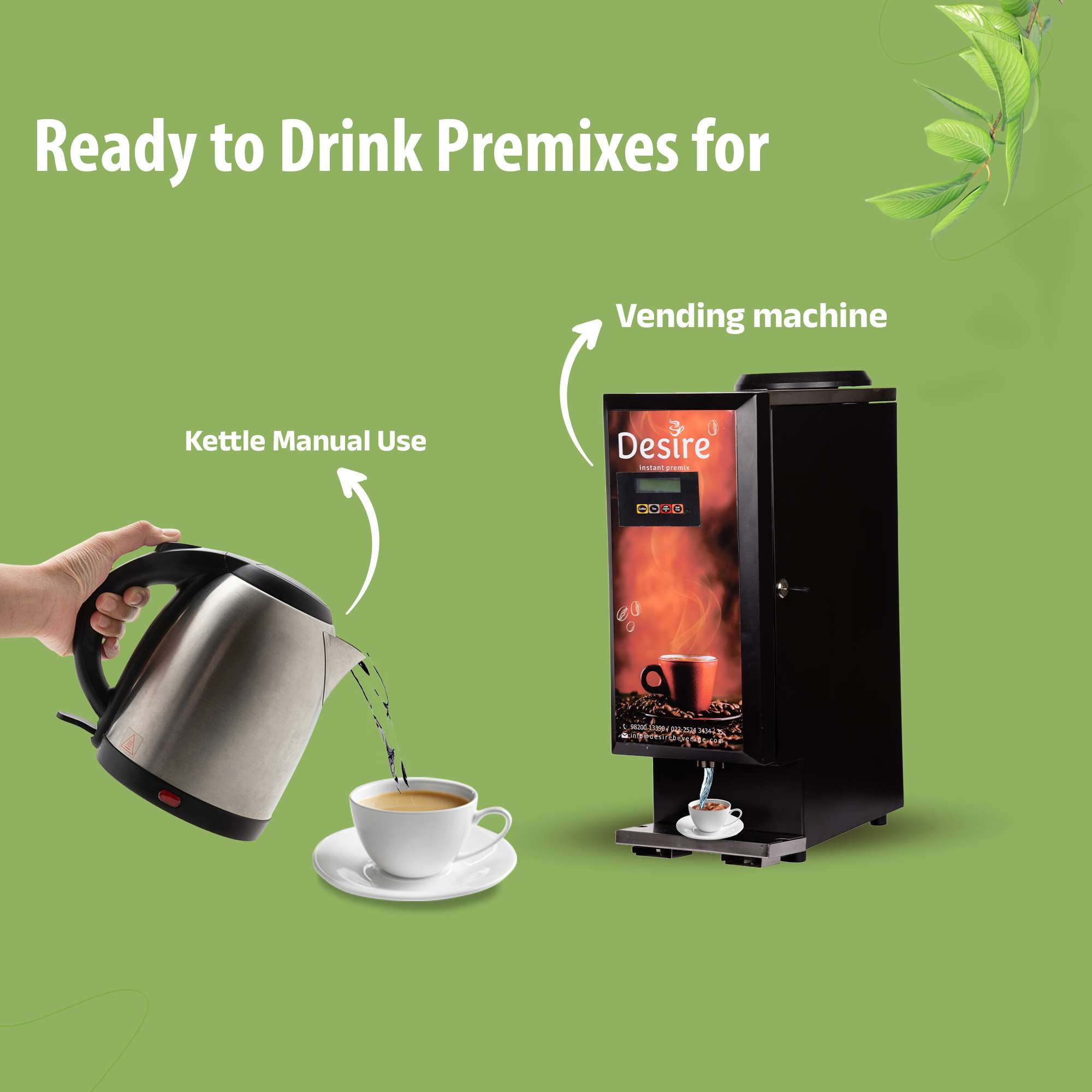 Desire Kesar Cardamom Tea Premix, 500 gm