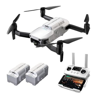 IZI Spectra Drone with Camera 4K HDR Cinematic, 1" CMOS sensor,102 Min Flight, 22KMs Video transmission, 3-Axis Gimbal, GPS drone, Omni obstacle sensor,1 key RTH, 2 Batteries - Camera | Buy online on ZillyBuy