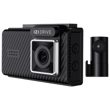 IZI Drive Plus+ 4K Dual Channel Dash Camera with GPS, 3" HD Screen, 170° Wide Angle, Night Vision, G-Sensor, WiFi, ADAS, Emergency Recording, Car Parking Monitor - Made for Indian Roads - Camera | Buy online on ZillyBuy