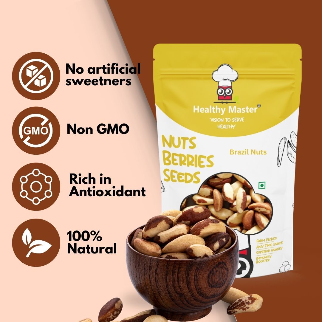 Healthy Master Exotic Brazil Nuts, 1 Kg