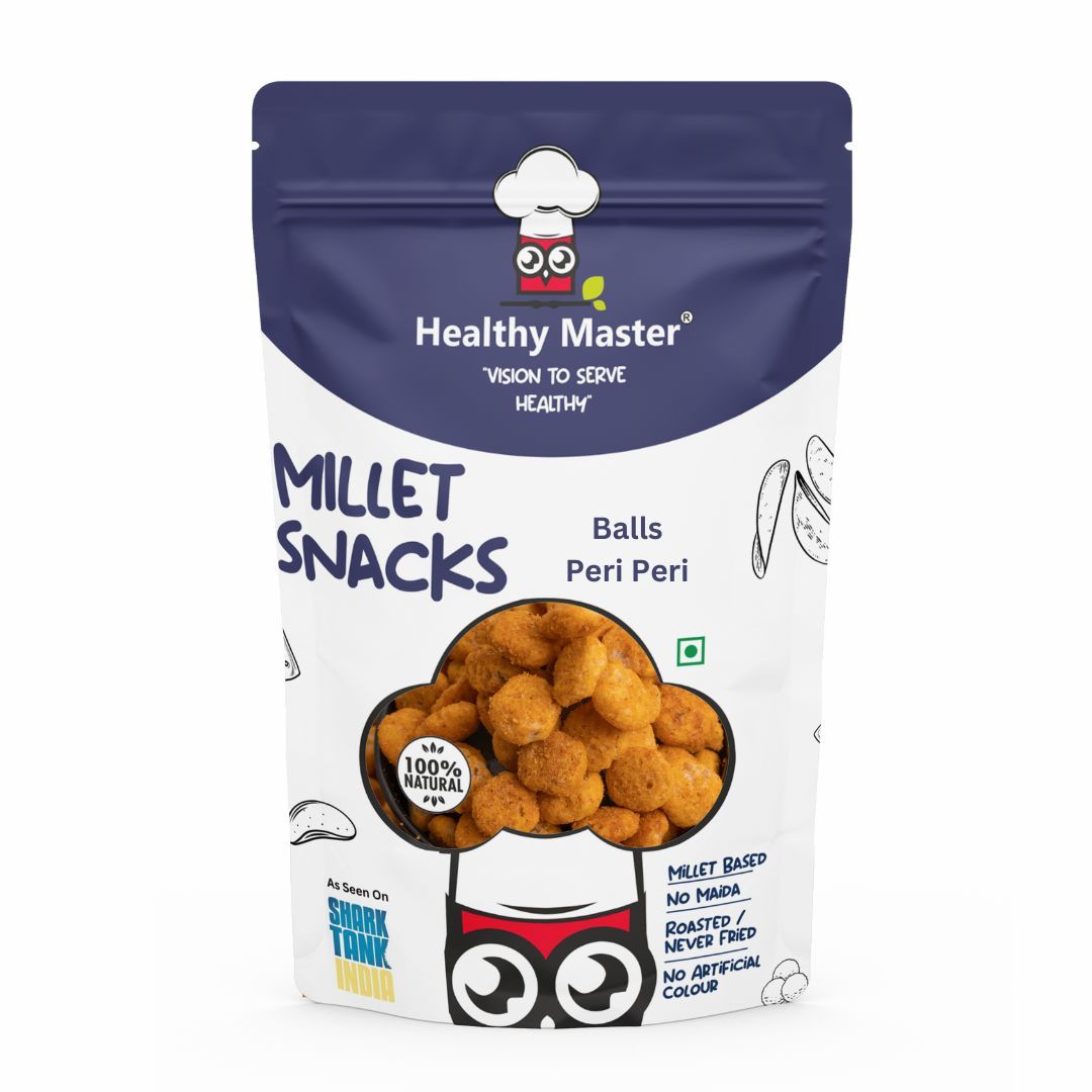 Healthy Master Parent Millet Balls Peri Peri Flavour, 150 gm