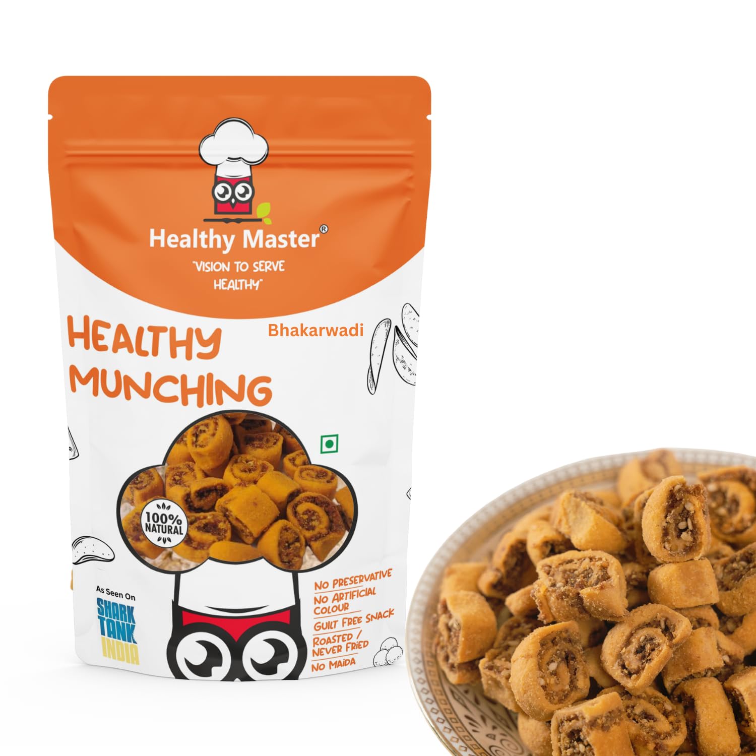 Healthy Master Crispy And Tasty Baked Bhakarwadi, 1 Kg