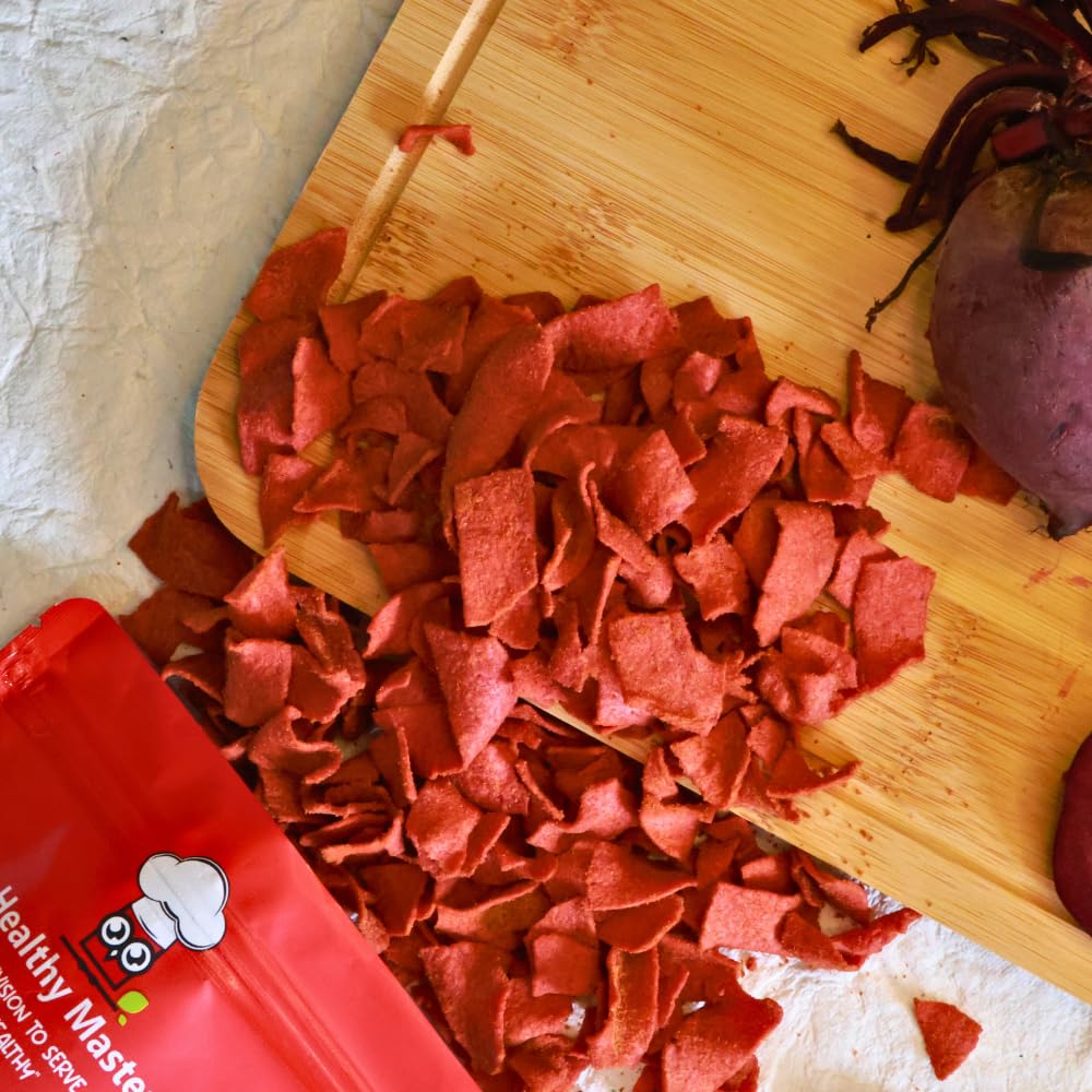 Healthy Master Vision To Serve Healthy Baked Beetroot Chips, 500 gm