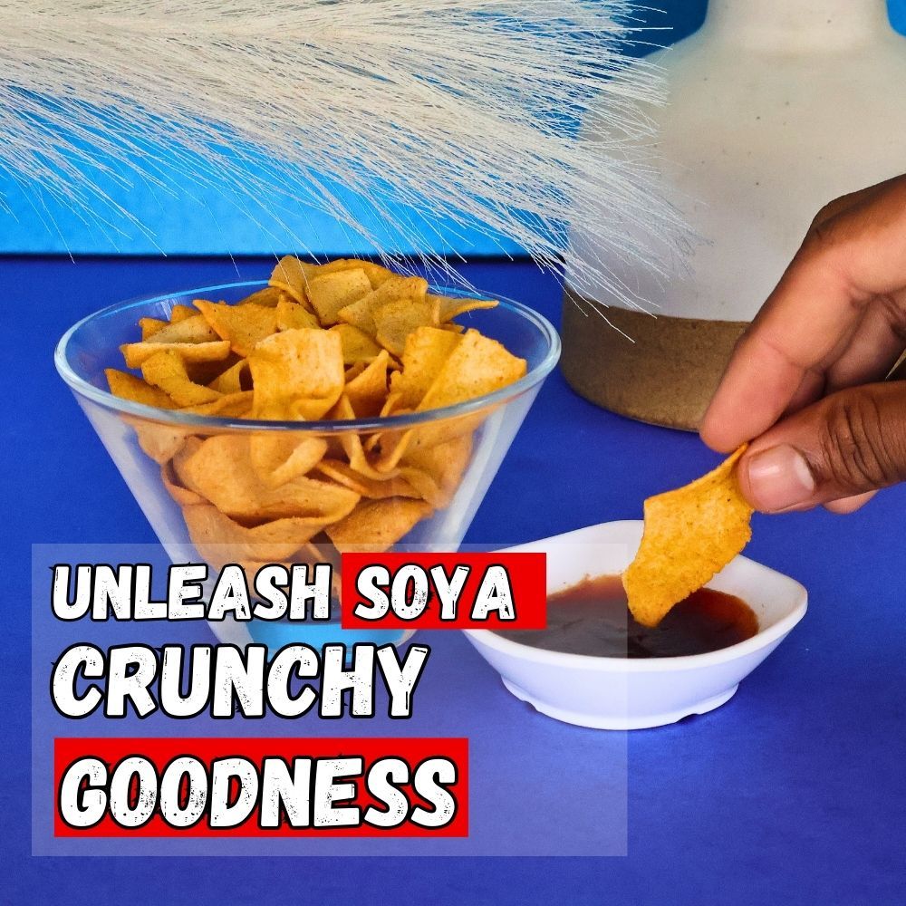 Healthy Master Baked Soya Chips With All Natural Ingredients, 200 gm Each - Pack of 2
