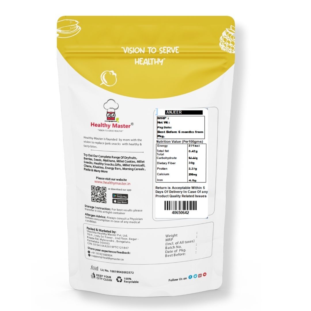 Healthy Master Organic Anjeer, 500 gm