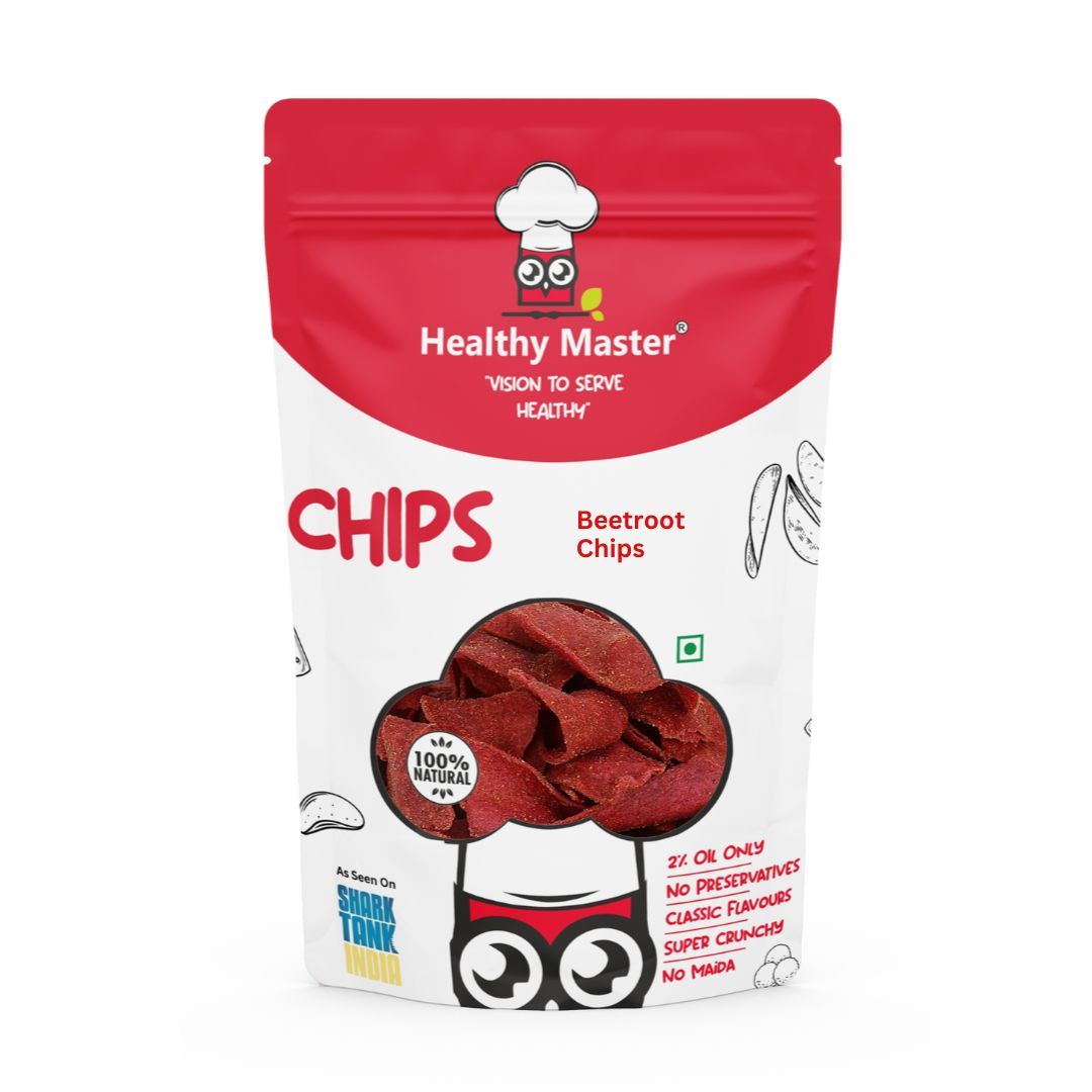Healthy Master Vision To Serve Healthy Baked Beetroot Chips, 1 Kg