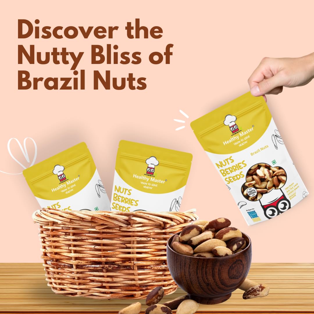 Healthy Master Exotic Brazil Nuts, 500 gm
