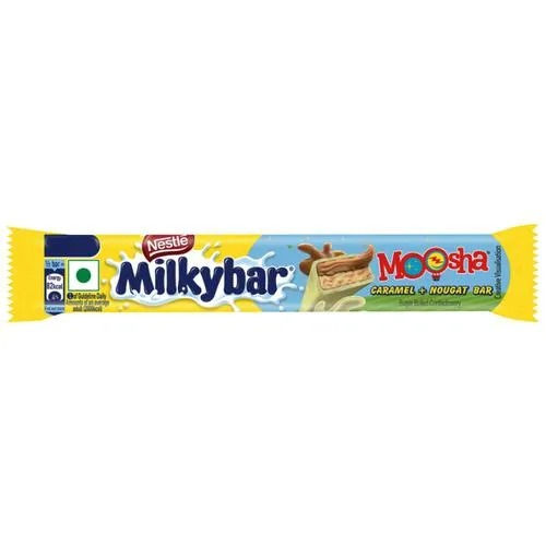Nestle Milkybar Moosha - Caramel & Nougat Bar, 38 gm Nestle Milkybar Moosha - Caramel & Nougat Bar, 38 gm