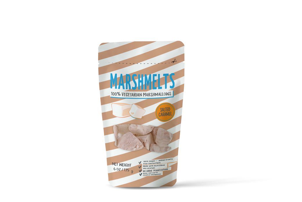 Marshmelts Veg Marshmallow - Salted Caramel, 175 gm