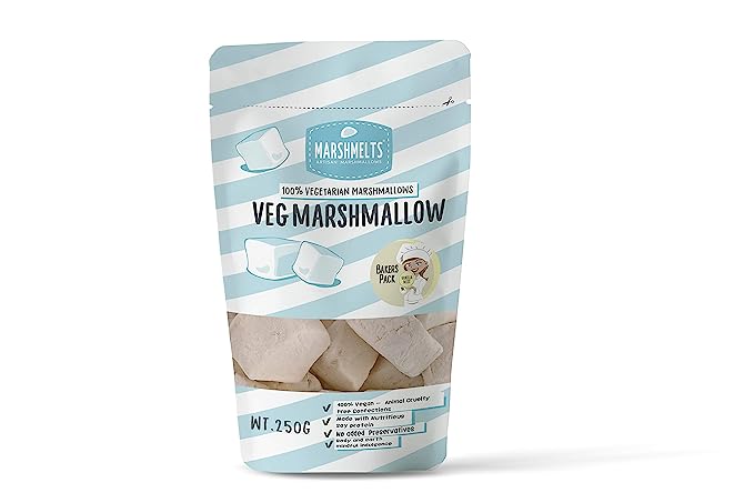 Marshmelts Veg  Marshmallow - Bakers Pack Vanilla Mist Flavour, 250 gm