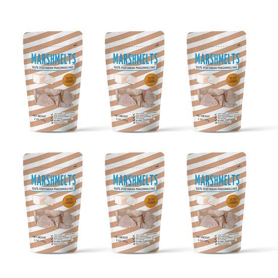 Marshmelts Salted Caramel Flavor, 60 gm - Pack of 6