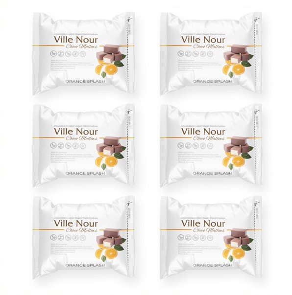 Ville Nour Chocomallows Orange Splash - Pack of 6