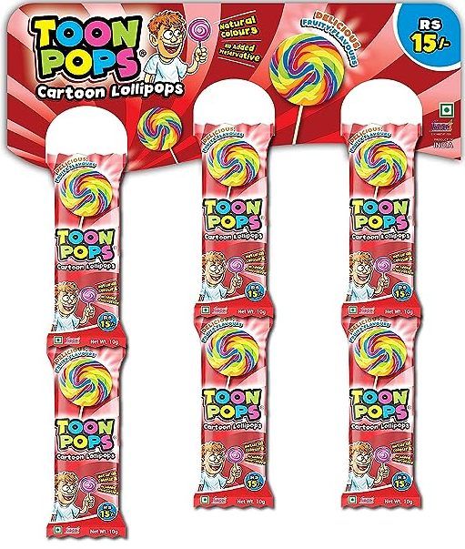 TOONPOPS 1.5" Round, 10 gm - Pack of 60
