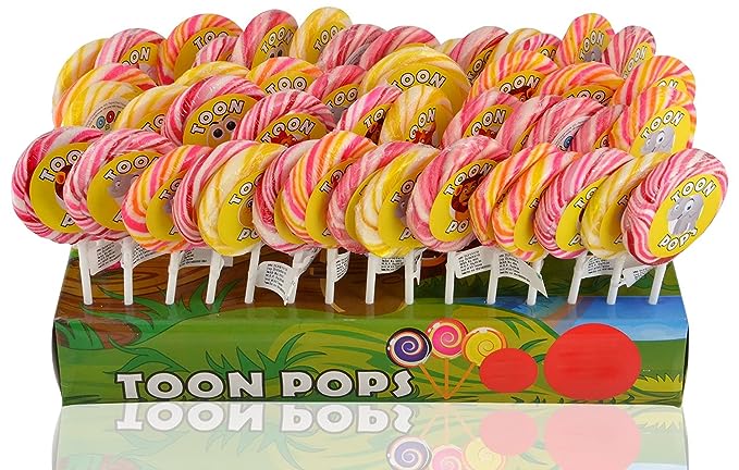 TOONPOPS 2.5" Round, 25 gm - Pack of 60