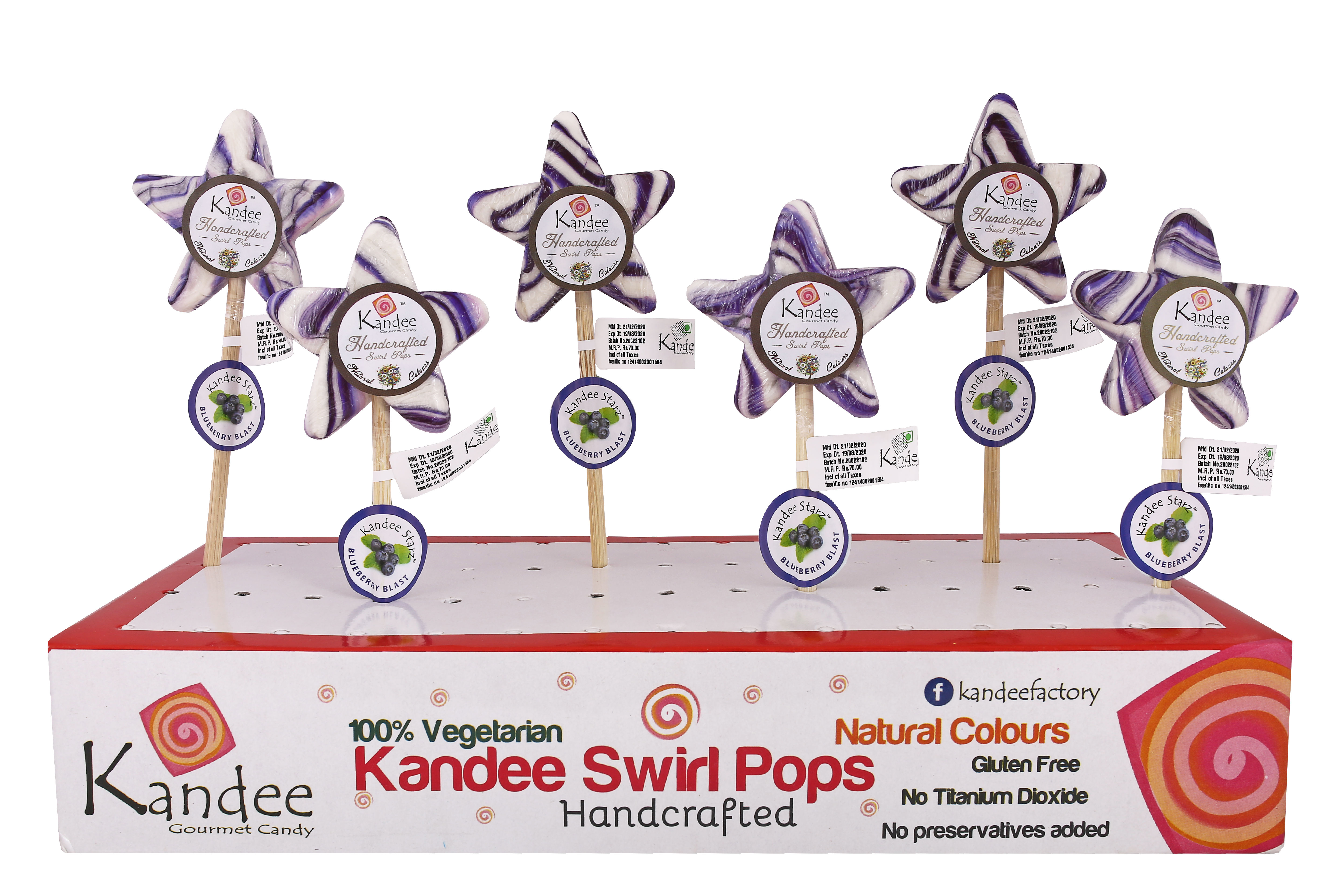 Kandee Starz - Blueberry Blast - Pack of 6
