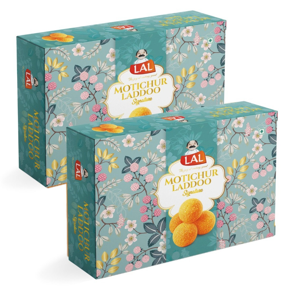 Lal Sweets Motichur Laddoo, 400 gm - Pack of 2