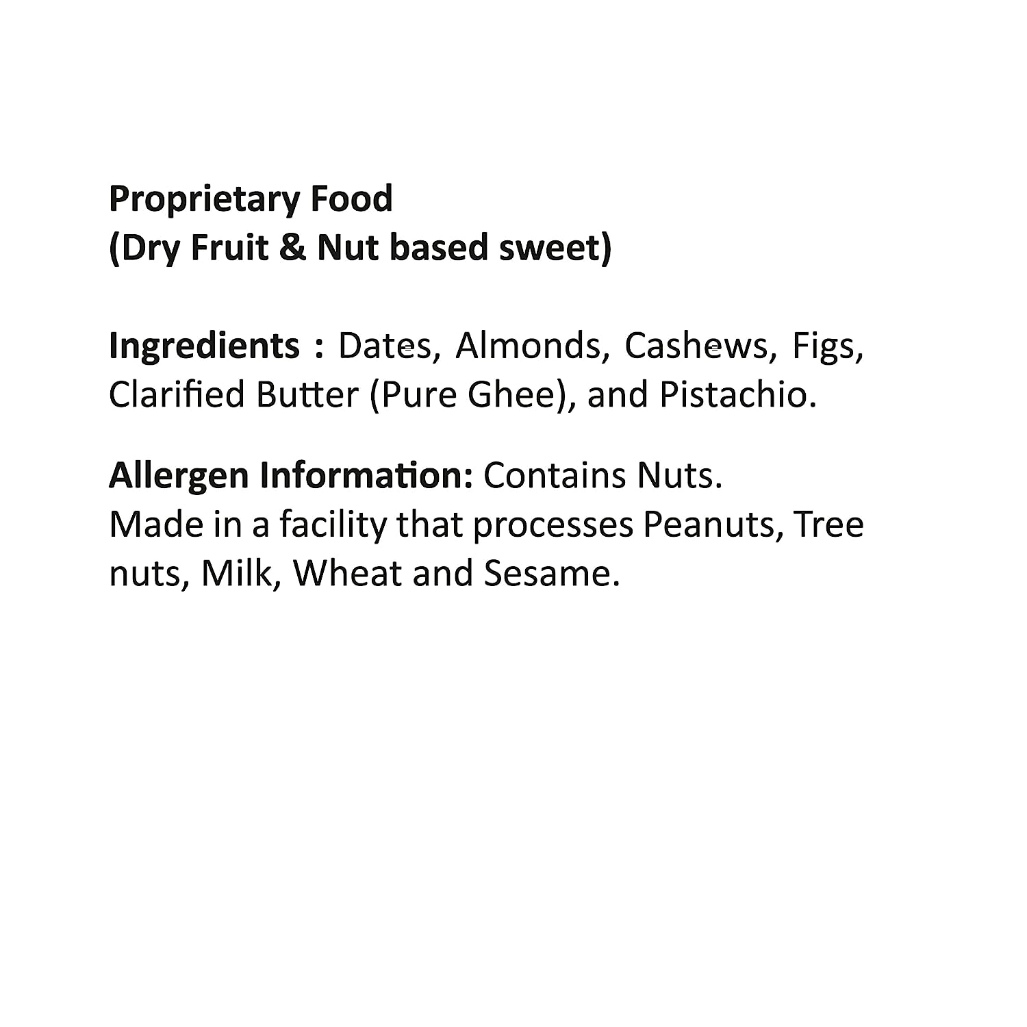 Lal Sweets Sugarless Nutty Bites, 400 gm