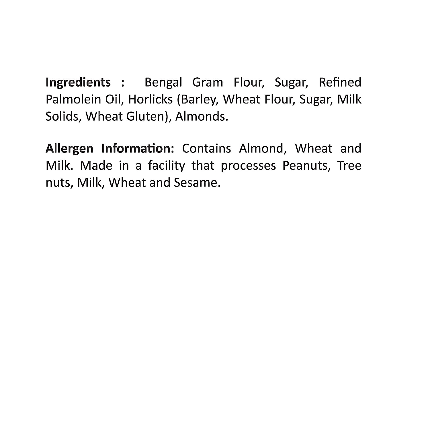 Lal Sweets Horlicks Burfi, 400 gm