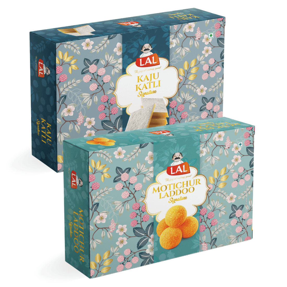 Lal sweets  Kaju Katli & Motichur Laddoo, 400 gm Each - Combo Pack