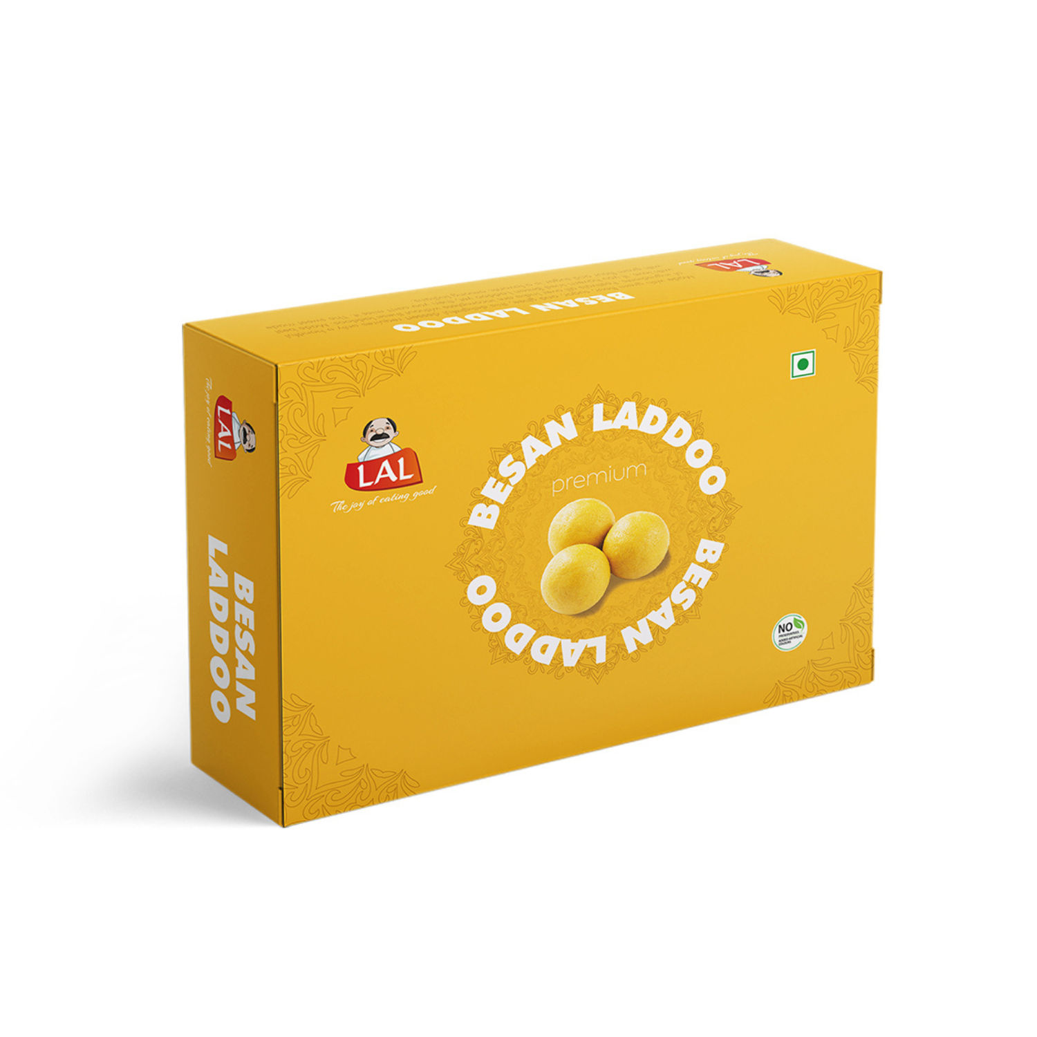 Lal Sweets Besan Laddoo Premium, 400 gm