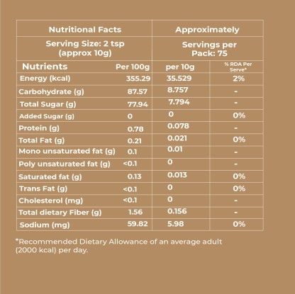 Miresi Natural & Organic Coconut Palm Sugar - 100% Pure, Unrefined, Traditional Sweetener, Sugar Alternative, No Preservatives, 350 gm