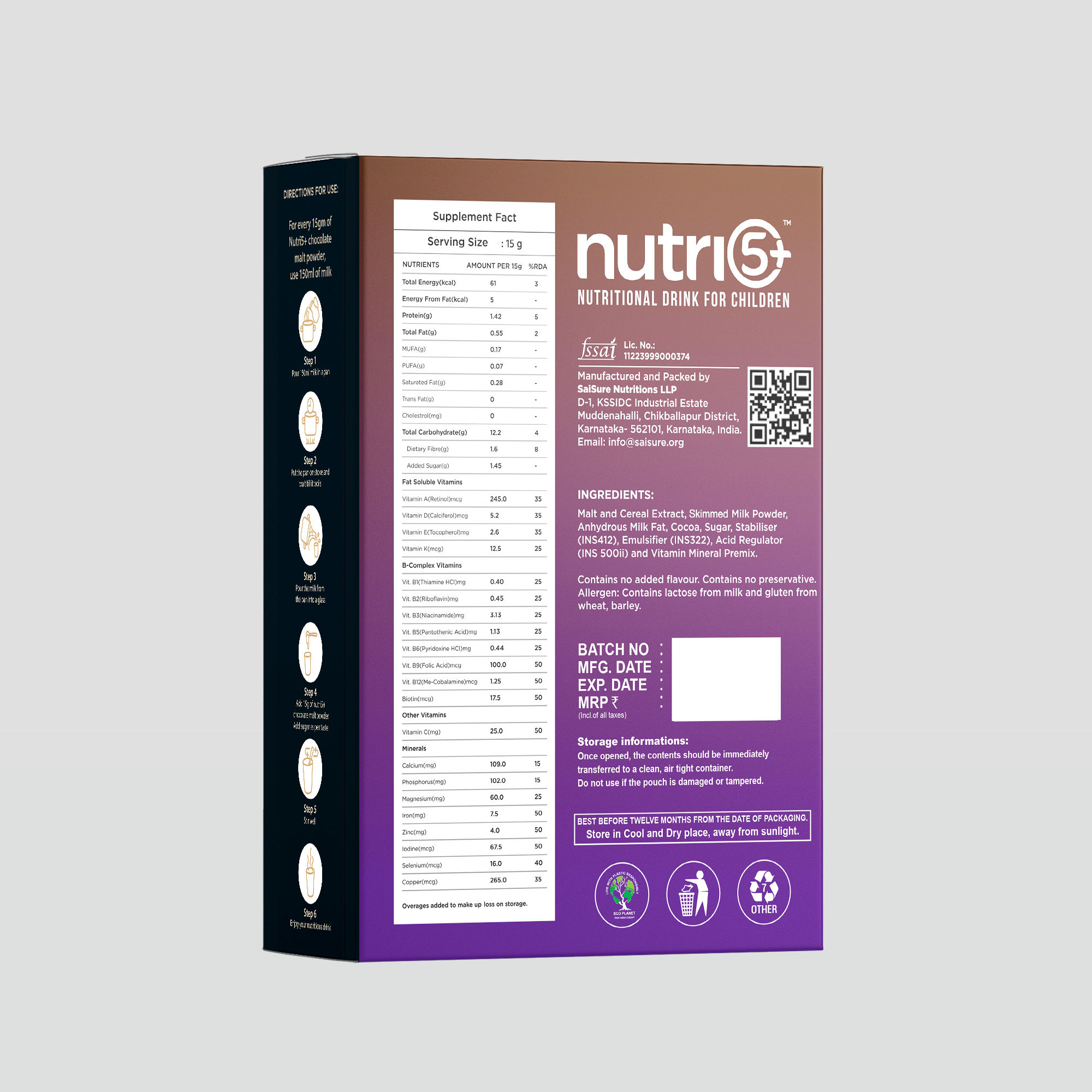 Nutri5+ Chocolate Malt