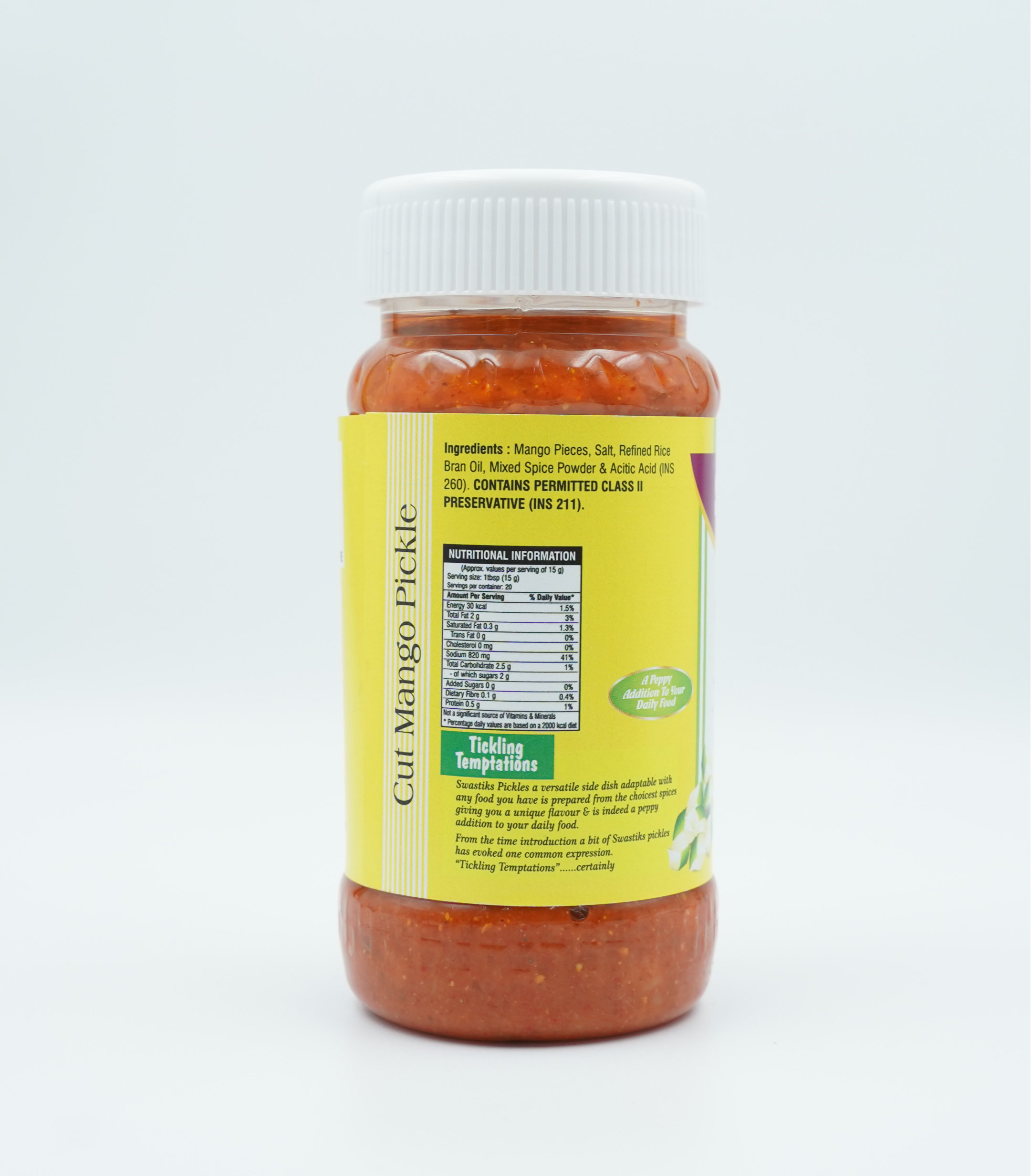 Swastiks Cut Mango Pickle 300g | Aam ka achar 