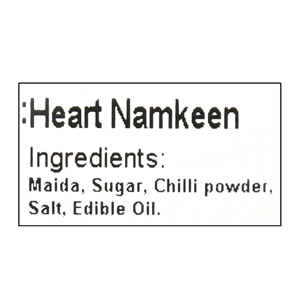 Gurujee Namkeen Heart Namkeen, 150 gm