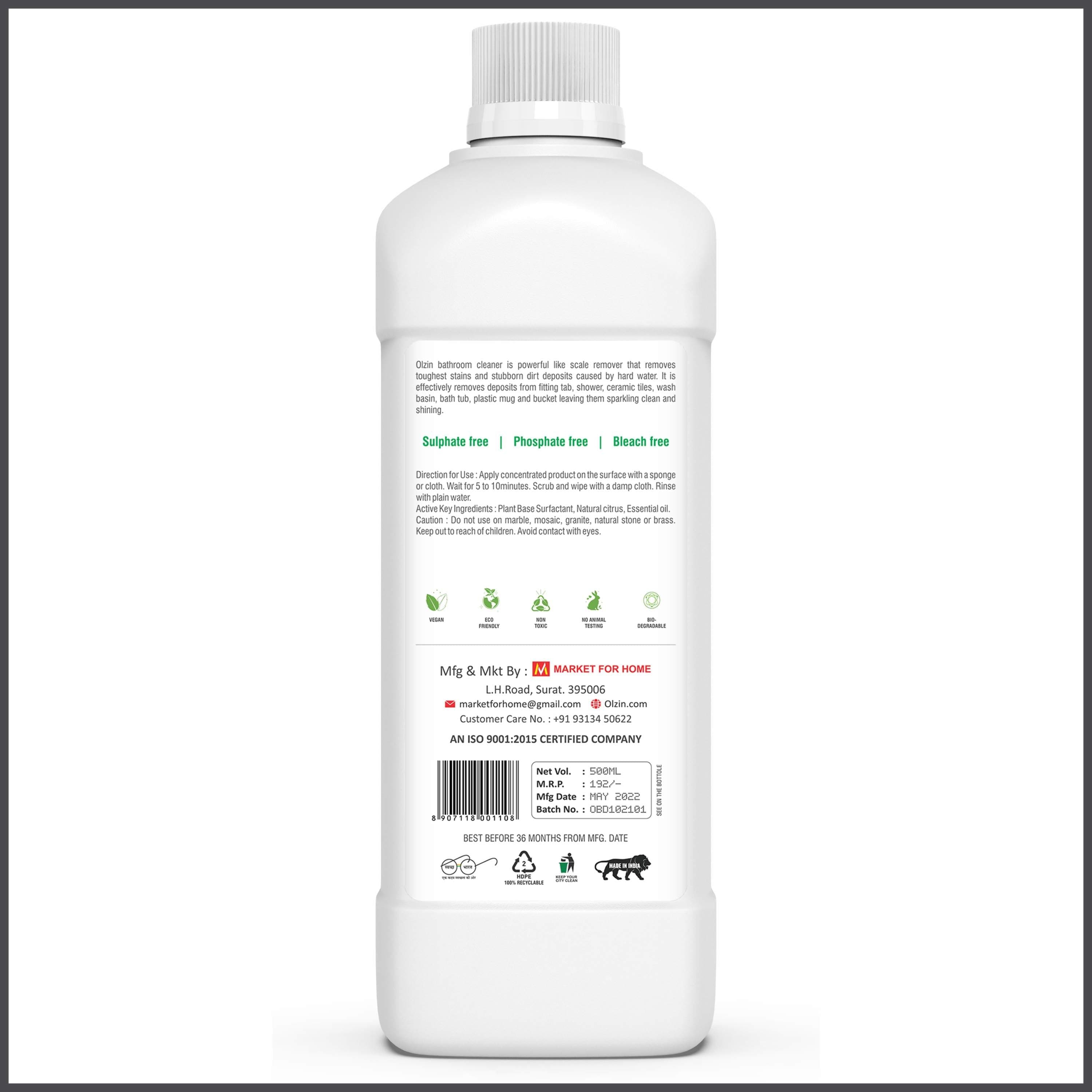 Olzin Bathroom Cleaner, 500 ml