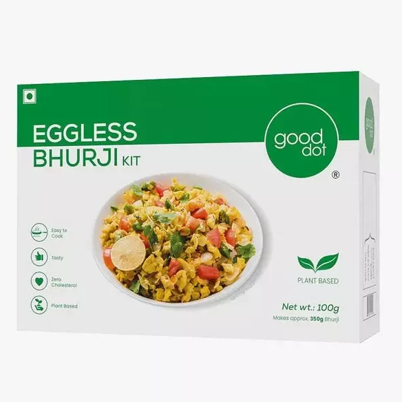 Good Dot Plant Based Eggless Bhurji Kit, 100 gm