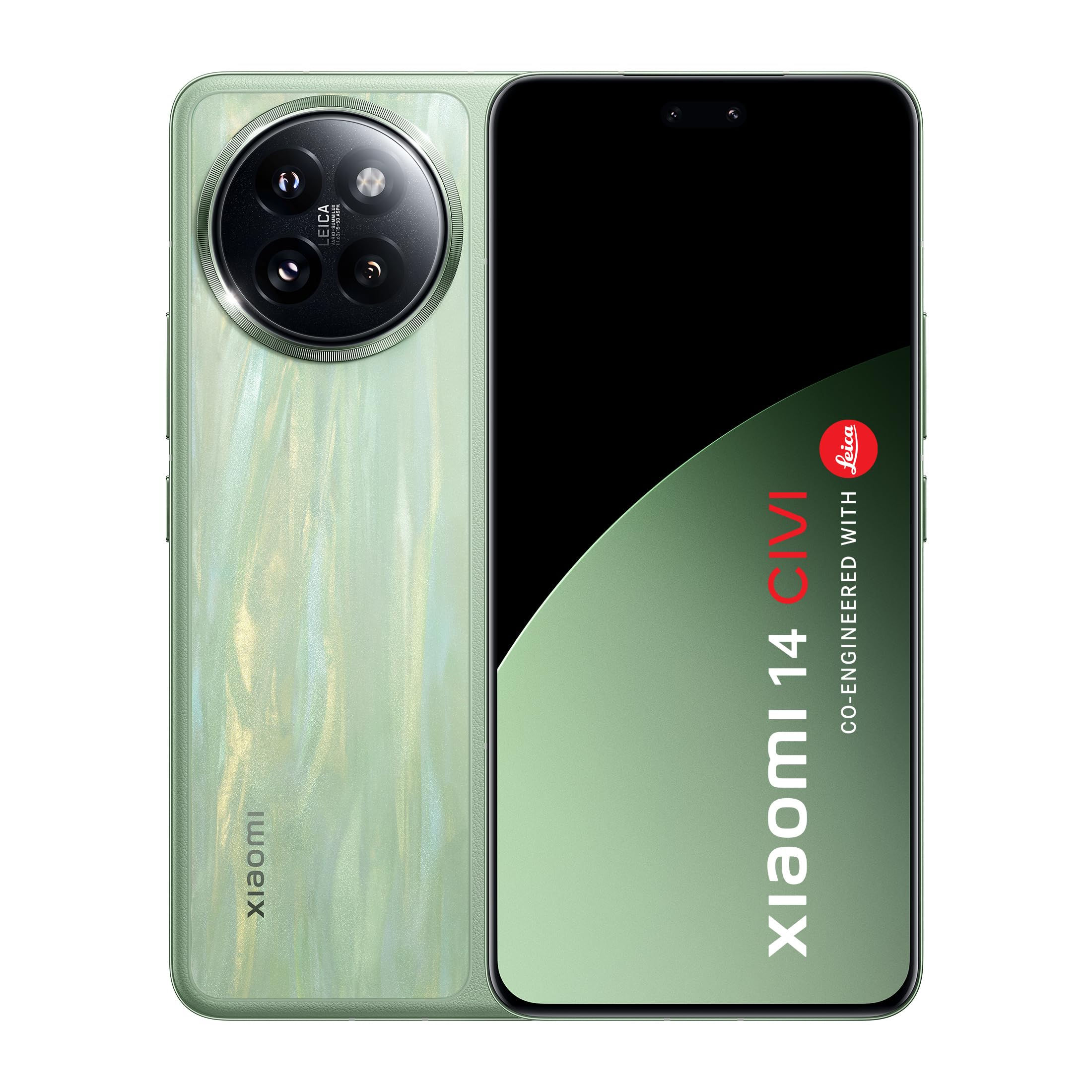 XIAOMI 14 CIVI MATCHA GREEN 8GB RAM 256GB ROM - Mobile Phone | Buy online on ZillyBuy